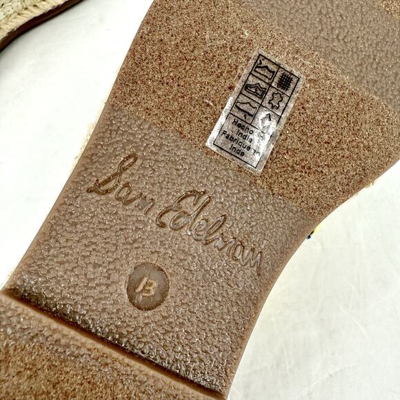 Sam Edelman Kids Kayden Slingback Sandal US 13 M Beige Multicolor Leather NIB - Picture 12 of 12